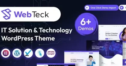 Webteck – IT Solution and Technology WordPress Theme