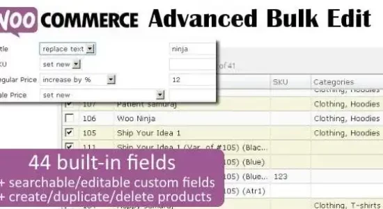 WooCommerce Advanced Bulk Edit