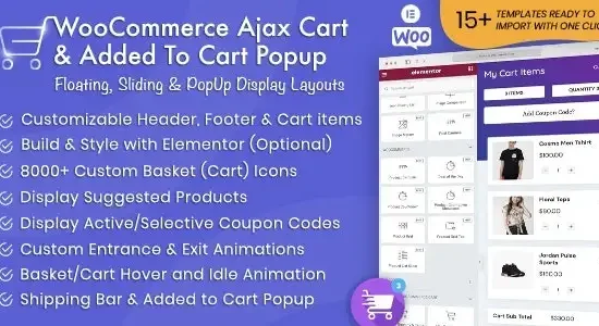 WooCommerce Ajax Cart & Added To Cart Popup Plugin