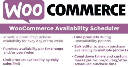 WooCommerce Availability Scheduler
