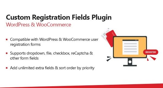 WooCommerce Custom Registration Fields Plugin