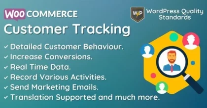 WooCommerce Customer Tracking Record User Activities