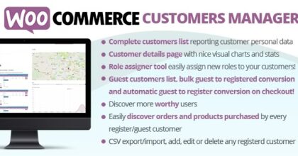 WooCommerce Customers Manager