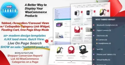 WooCommerce Tabbed Category Product Listing Pro