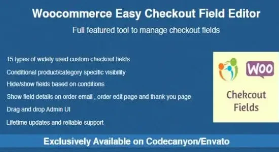 Woocommerce Easy Checkout Field Editor