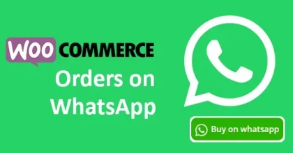 Woocommerce Orders on WhatsApp