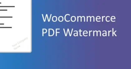 Woocommerce PDF Watermark