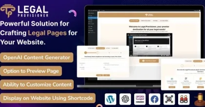 WordPress Legal Pages Generator Plugin with AI