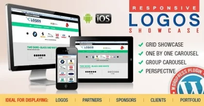WordPress Logos Showcase – Grid and Carousel