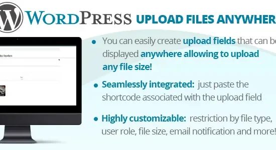 WordPress Upload Files Anywhere