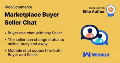 WordPress WooCommerce Marketplace Buyer Seller Chat Plugin