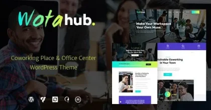 WotaHub - Coworking Space WordPress Theme