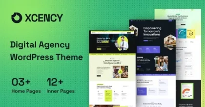 Xcency - Digital Agency WordPress Theme