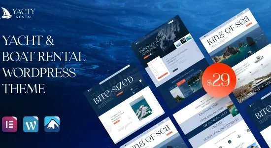 Yacty - Yacht & Boat Rental WordPress Theme