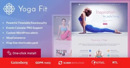 Yoga Fit- Sports & Fitness WordPress Theme