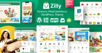 Zilly Grocery Store WooCommerce WordPress Theme