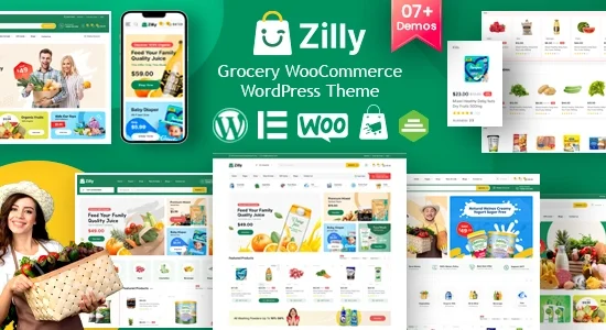 Zilly Grocery Store WooCommerce WordPress Theme