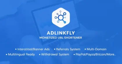 AdLinkFly Monetized URL Shortener