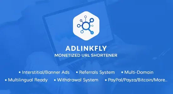 AdLinkFly Monetized URL Shortener