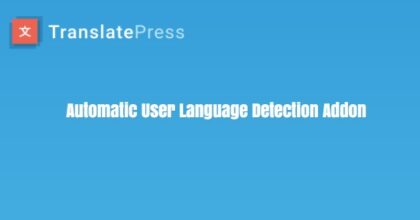 TranslatePress Automatic User Language Detection Addon