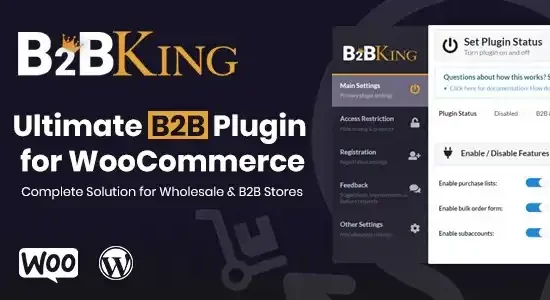 B2BKing The Ultimate WooCommerce B2B & Wholesale Plugin