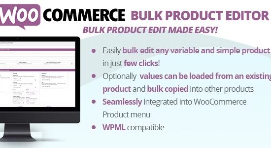 WooCommerce Bulk Product Editor