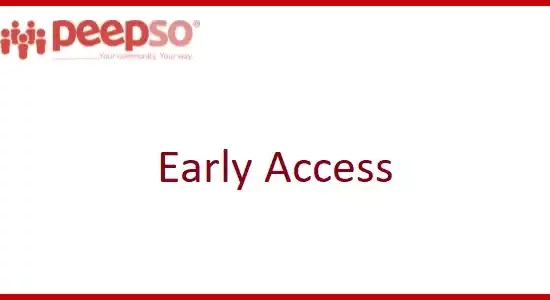 early-access-peepso