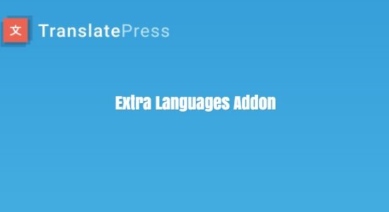 TranslatePress Extra Languages Addon WordPress Plugin