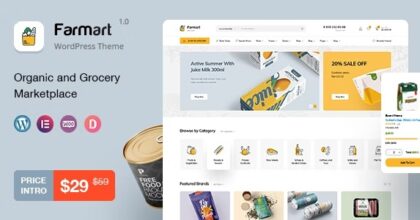 Farmart Organic & Grocery WordPress Theme