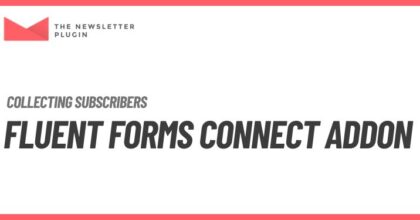 fluent Forms connect Addon