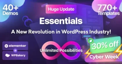 Essentials Multipurpose WordPress Theme