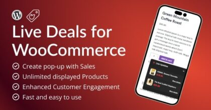 live deals for woo commerce