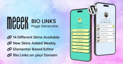 Meeek Elementor Bio Links Builder