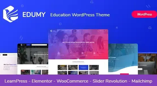 Edumy LMS Online Education Course WordPress Theme