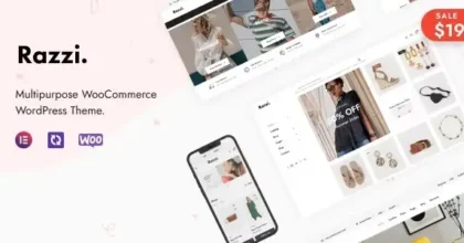 Razzi WooCommerce WordPress Theme