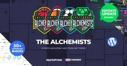 Alchemists eSports News WordPress Theme