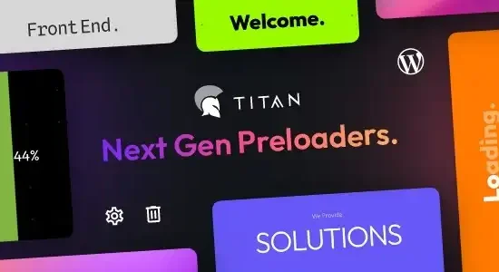 Titan Preloaders & Page Transitions