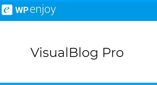 WP Enjoy VisualBlog Pro