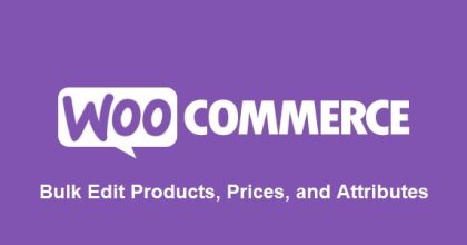 WooCommerce Bulk Edit Products, Prices, and Attributes